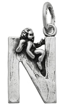 Carica l'immagine nel visualizzatore di Gallery, CHARM LETTERA CON ANGELO