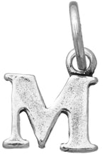Carica l'immagine nel visualizzatore di Gallery, MINI CHARM LETTERA LOGO