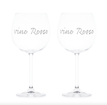 Carica l'immagine nel visualizzatore di Gallery, Set 2 Calici Vino Rosso