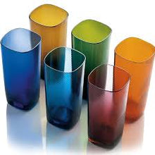 Carica l'immagine nel visualizzatore di Gallery, Set 6 BICCHIERI acqua Rainbow