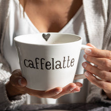 Carica l'immagine nel visualizzatore di Gallery, Set Tazze Colazione Caffelatte con Cuore