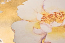 Carica l'immagine nel visualizzatore di Gallery, Tovaglietta Rigida Foglia Oro Ø39 - Rosa Canina
