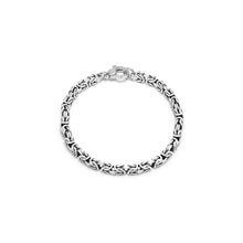 Carica l'immagine nel visualizzatore di Gallery, BRACCIALE MAGLIA BIZANTINA QUADRA PICCOLA
