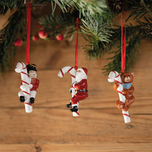 Nostalgic Ornaments Set di Addobbi Santa, Teddy, Rocking Horse (3pz)