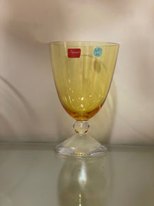 Bicchiere coppa Giallo Baccarat