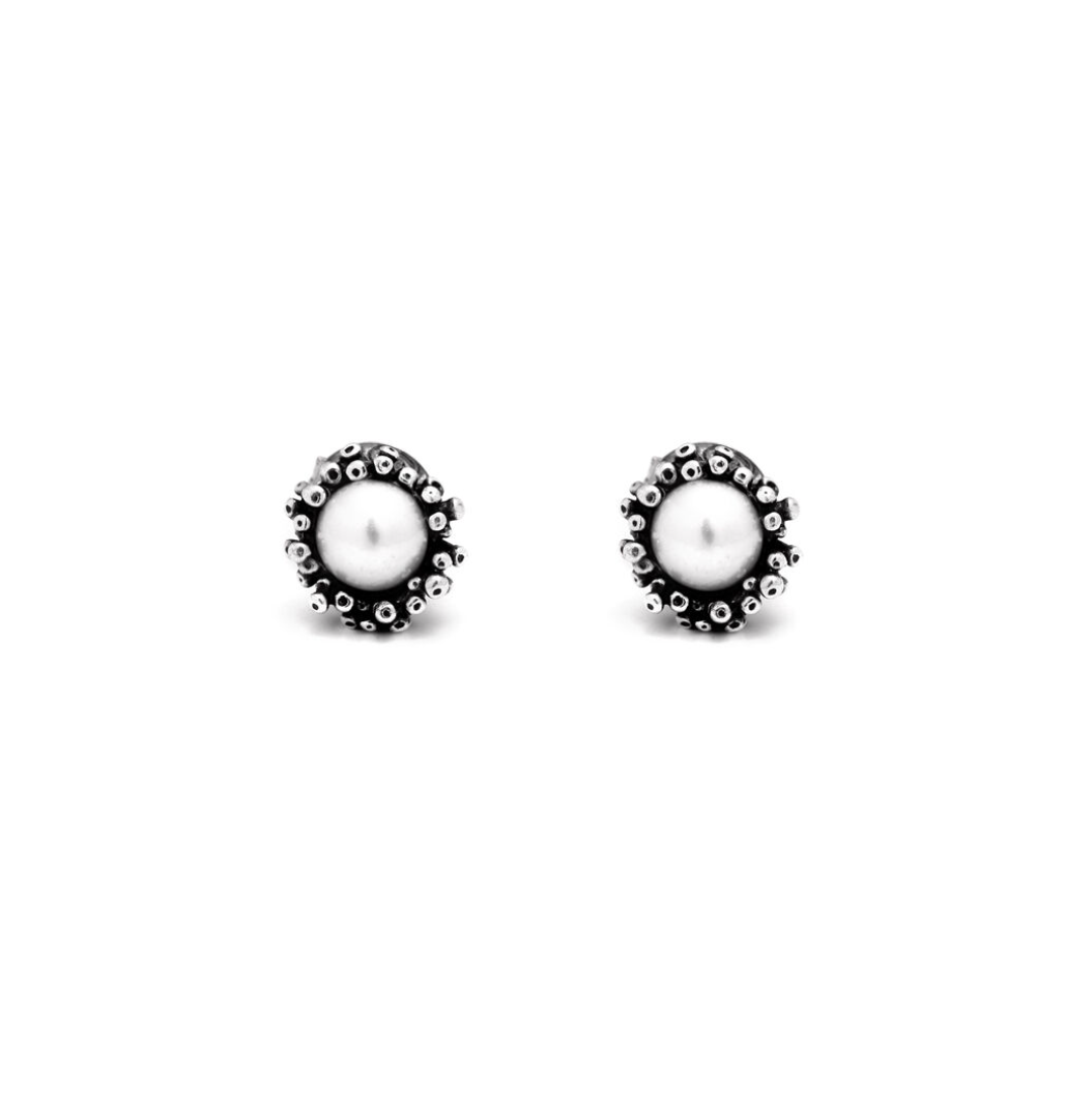 Orecchini Bottone Anemone Mini