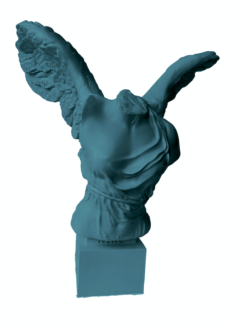 Busto Nike in resina ottanio Palais Royal
