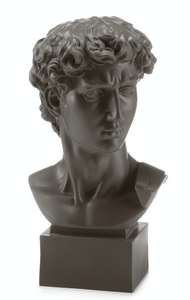 Busto David in resina grigio Palais Royal